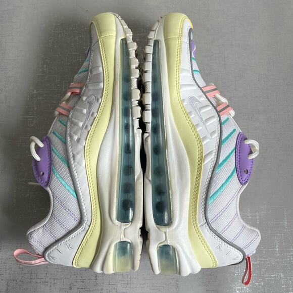 Nike Air Max 98 Easter Pastels Sneakers Trainers Women's Size 8.5 AH6799-300 - Picture 9 of 13